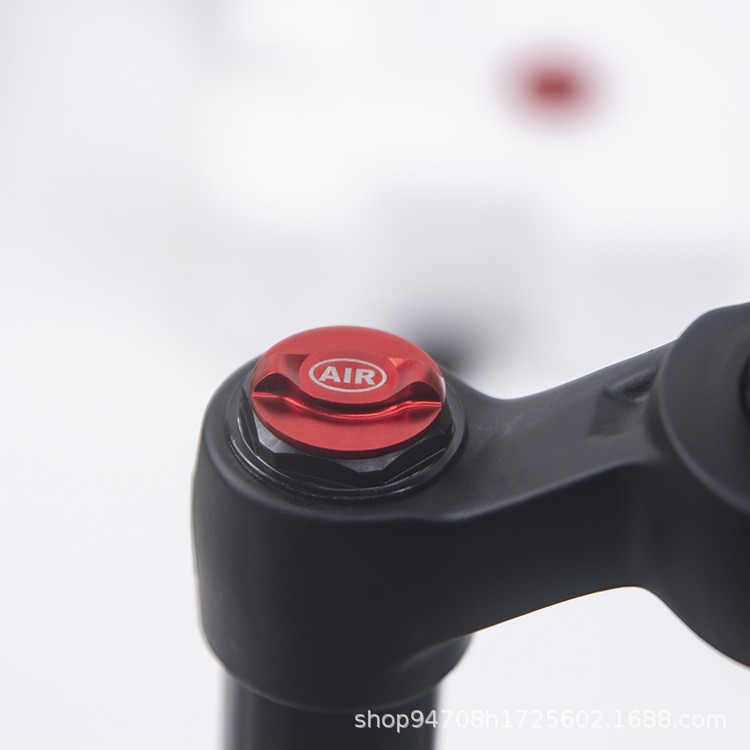 Amortiguador de bicicleta de montaña tenedor delantero cubierta de hombro cubierta de aleación de aluminio cubierta de cámara de aire cubierta de control de hombro Tenedor de aire cubierta de tenedor de aire a prueba de polvo