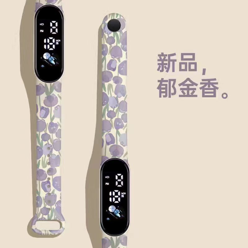 高颜値中学生腕時計女子モデルかわいいファッション韓国版シンプル夜光防水女子児童運動手環|undefined