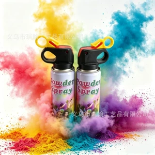 校园活动彩色玉米粉喷彩 holi powder blaster 粉末烟雾彩喷