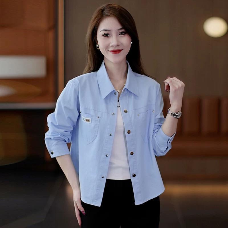 小个子短款夹克外套女春秋2025新款薄款外衣韩版宽松休闲女士上衣|undefined