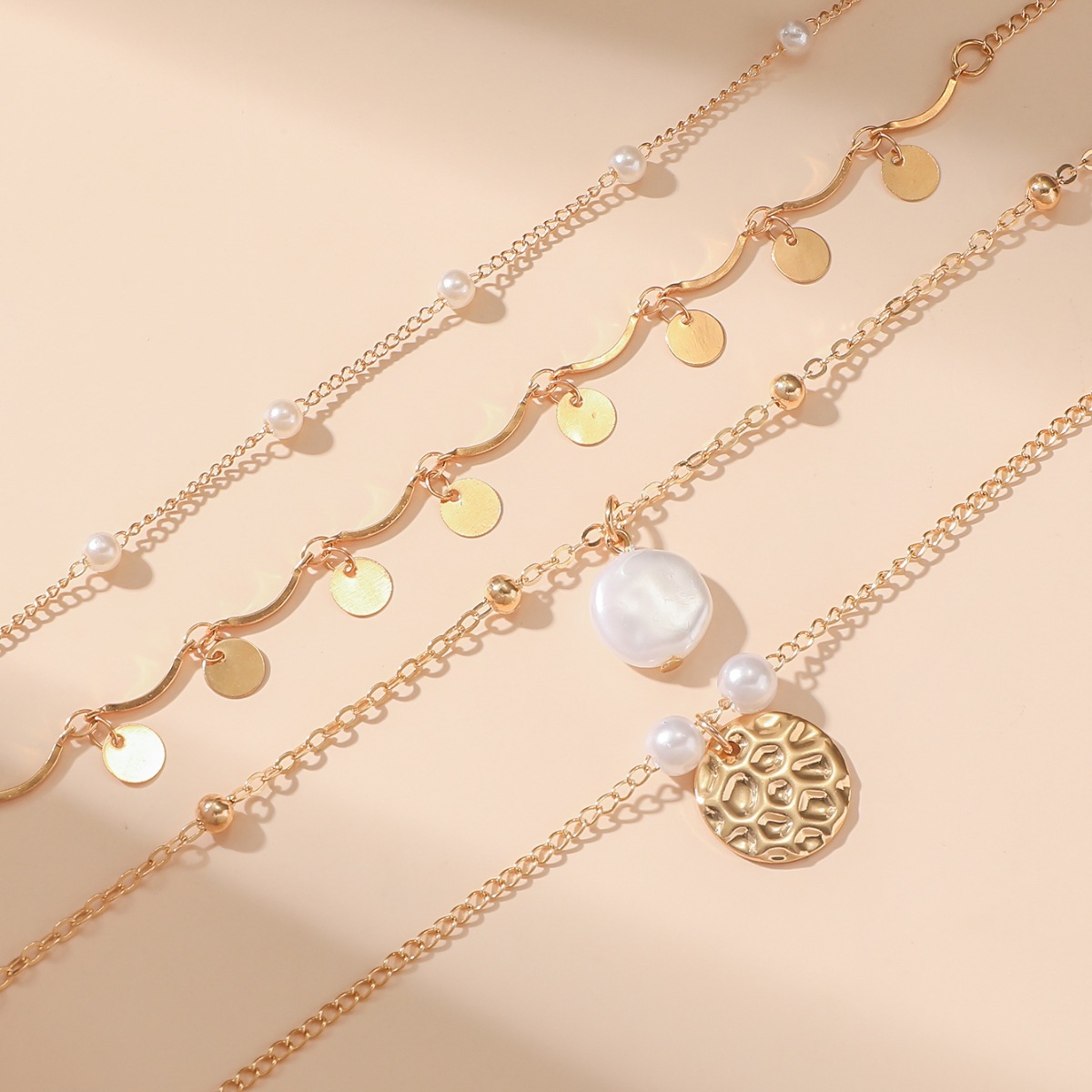 15g Weight Pendant Necklace, Multi Charms Necklace, Earrings Classification Beaded Chain, cable chain, snake chain Chain Type 1 Set Quantity Casual, Holiday, Daily, Beach Occasion Imitation Pearl, Alloy, Seed Bead, Iron Material Star, Moon, Heart Shape, Shell Pattern All Seasons Season Women's Gender Plating Design Elegant, Lady, Modern Style Style Women's Imitation Pearl Alloy Seed Bead Beaded Chain Cable Chain Snake Chain Plating Star Moon Heart Shape Pendant Necklace Multi Charms Necklace Earrings Imitation Pearl Jewelry 15