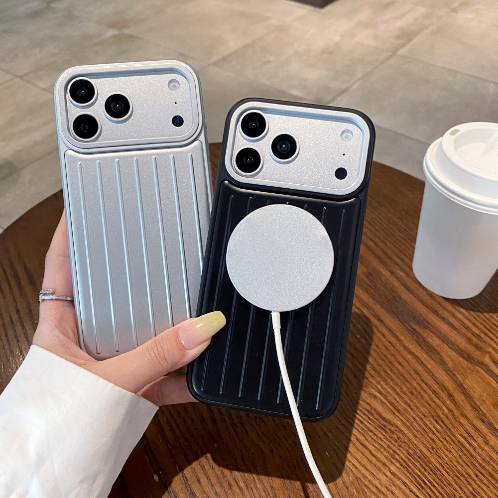 Magnetische Handyhülle Mit Streifen Für Iphone 17 16 Pro Max_voghion.com