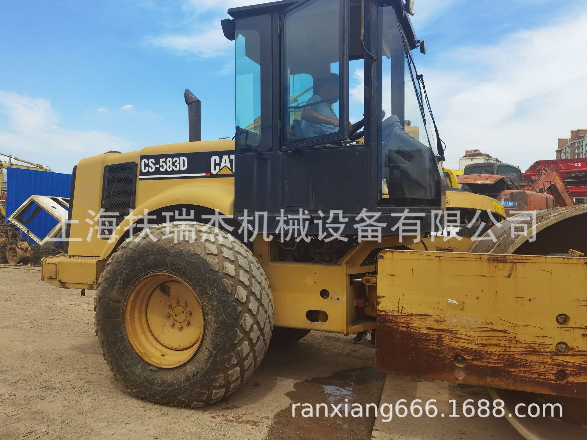 二手卡特CS-583D压路机 20吨压路机卡特caterpillar