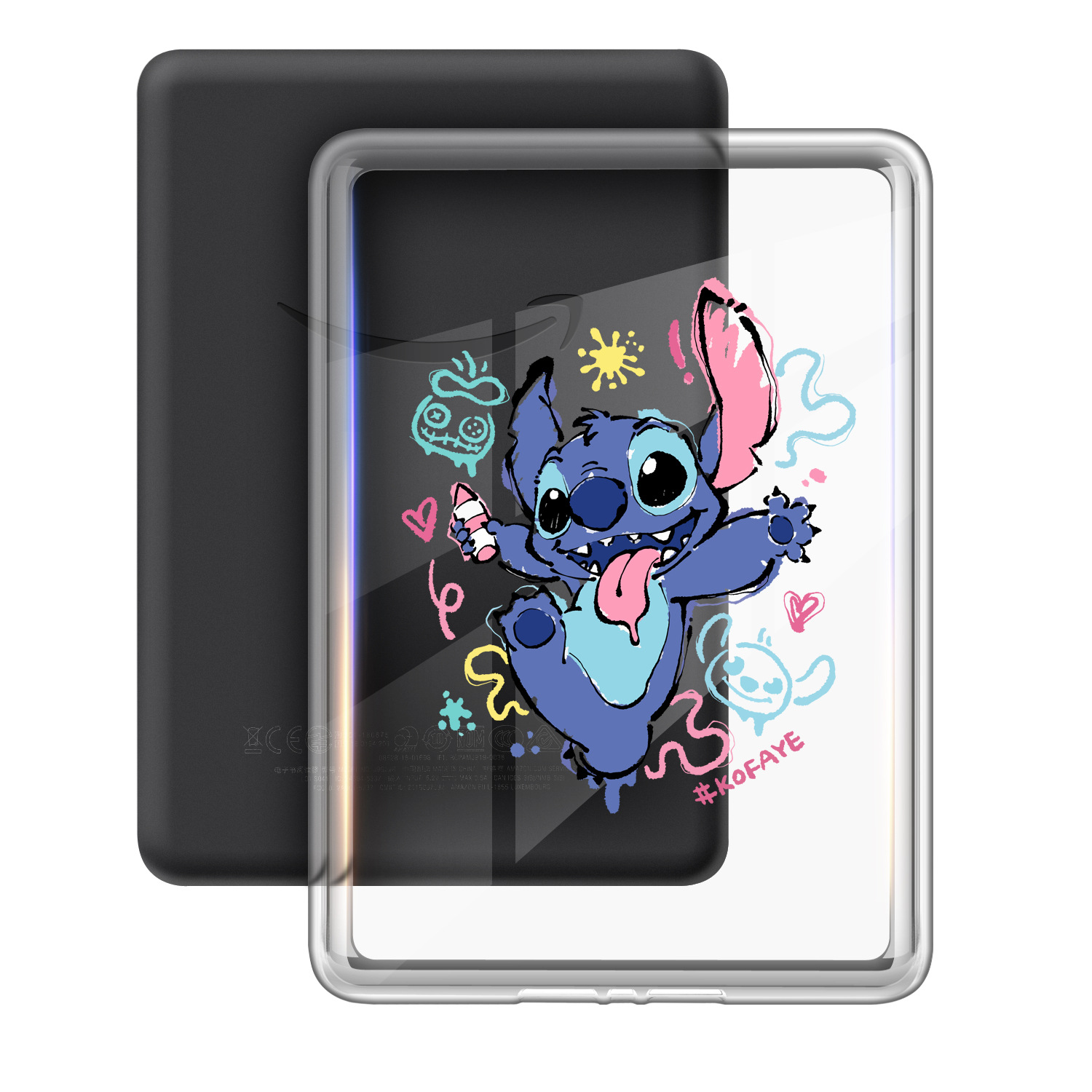 Aplicable en stock para 2024 Kindle Paperwhite6543 acrílico transparente caja protectora pintada caja única