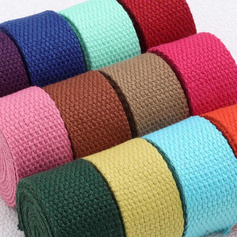 现货彩色涤棉织带帆布包肩带仿尼龙人字纹包边条织带辅料批发