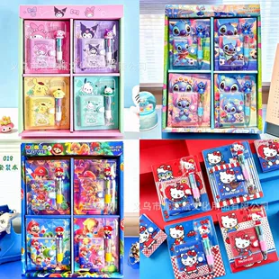 Мини-набор для рукоделия: блокнот и многоцветная ручка Hello Kitty