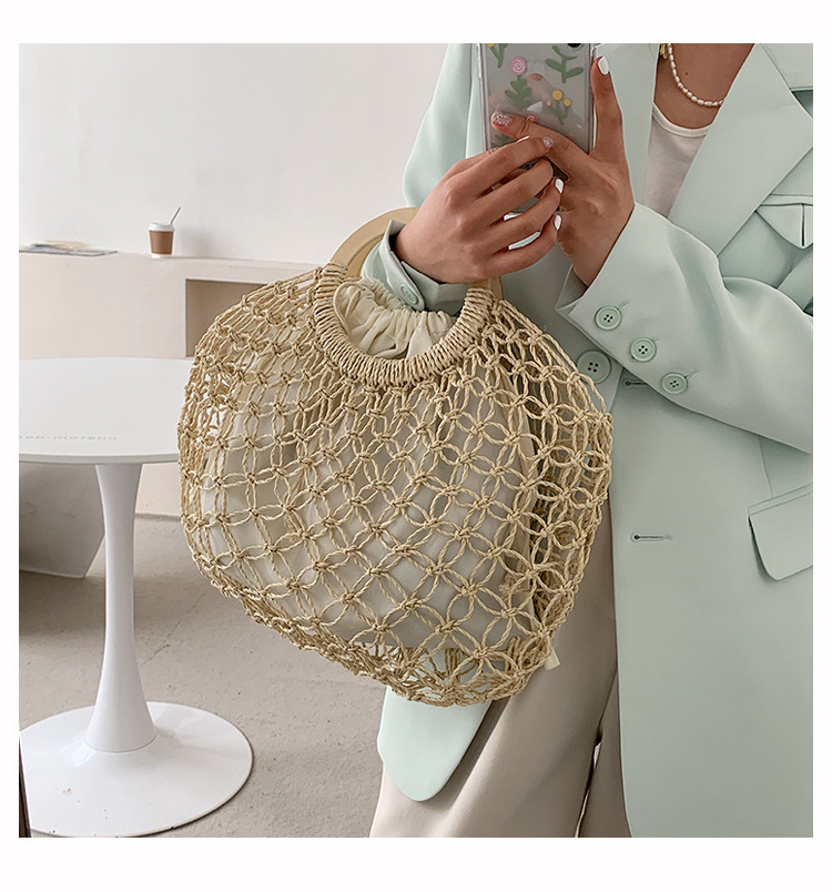 Fashion Hollow Straw Portable Bag Wholesale display picture 8