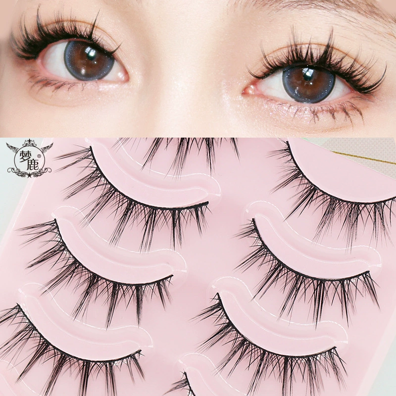 Dense long false eyelashes, comics to create double eyelids, set