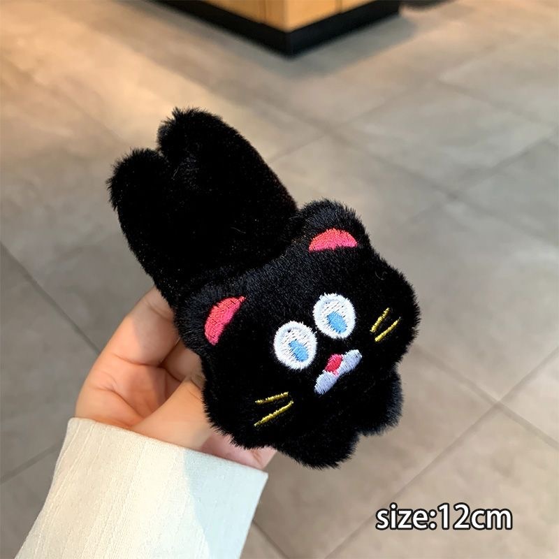 漫画人形ぬいぐるみレッサーパンダヘアピンサイドクリップ大型BBクリップヘアアクセサリーヘアピンメイクアップクリップぬいぐるみ|undefined
