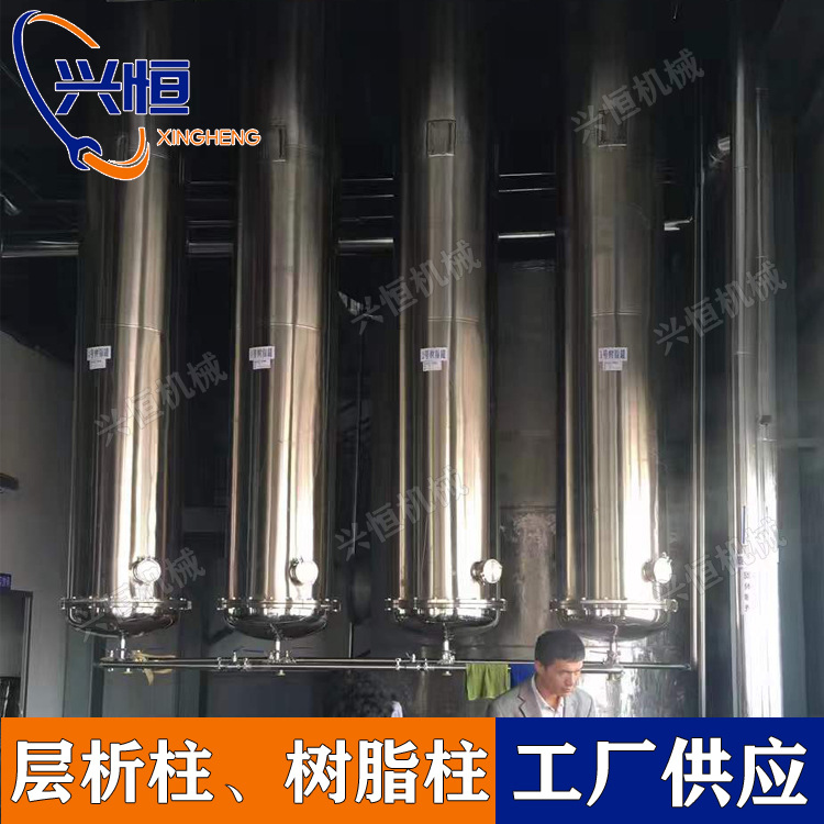 不锈钢层析柱 不锈钢大孔吸附树脂柱 离子交换柱