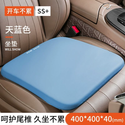 Autumn and Winter Warm All-Season Universal – Seat cushion, seat cover - soft-and-comfortable-space-memory-foam-sky-blue-single-cushion