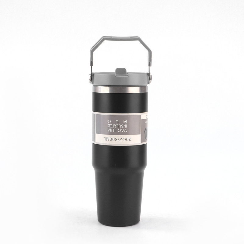 東南アジアアメリカンスタイル 20oz30oz カーカップポータブルシングルおよびダブルドリンク透明カバーアイスバ 304 ステンレス鋼魔法瓶カップ|undefined