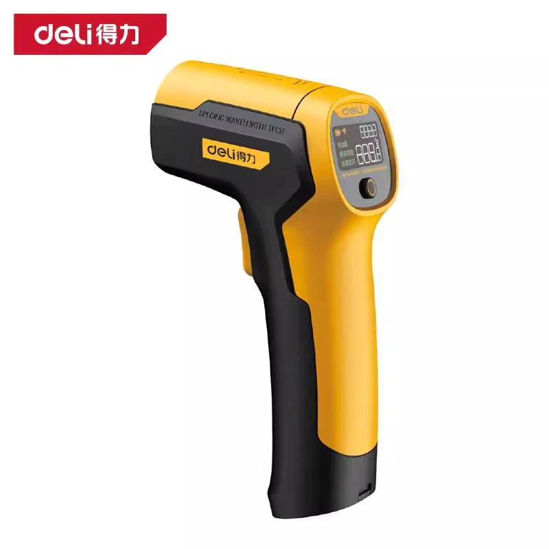 Инфракрасный термометр Deli dl333480 - 30 ℃ ~480 ℃ Инфракрасный термометр с цветным экраном, термометр, пистолет, промышленный