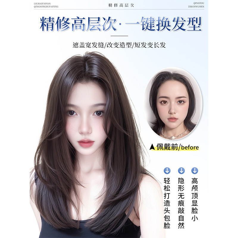 Bloqueo de cabello sin cabello, atmósfera perezosa, clavícula de alto nivel, cabello suelto, cabello blanco alto, franja falsa