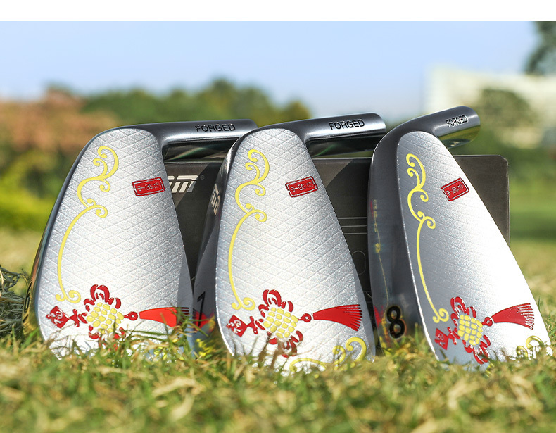 Bộ đầu gậy sắt golf PGM rèn mềm dao lưng hoàn chỉnh — Bộ đầu nút thắt kiểu Trung Quốc [thiết kế mặt sau bằng sắt rèn/mặt sau] TIG085 chi tiết 15