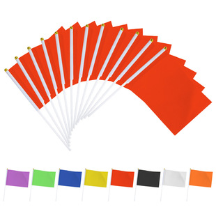 ��ɫ�֓u�� 14*21cm�����֓]�� solid plain colors waving flag