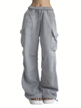 P 43401 Lazy Girl High Waist Wide Leg Pants �������ѝ