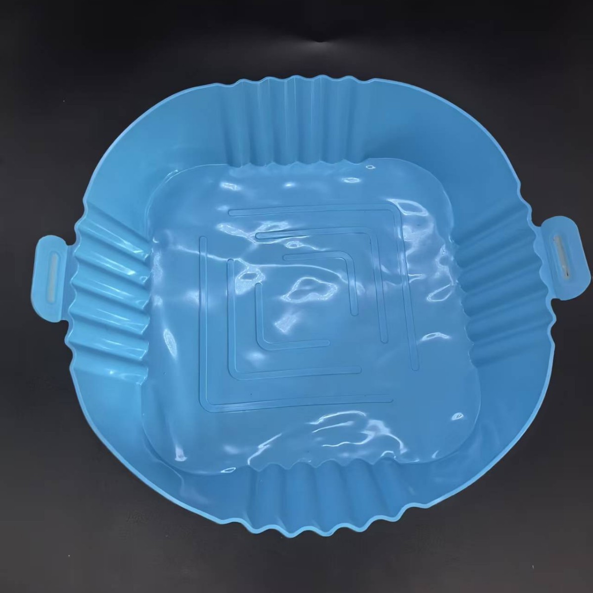 Nueva bandeja de silicona para freidora de aire, bandeja de silicona para freidora de aire para hornear