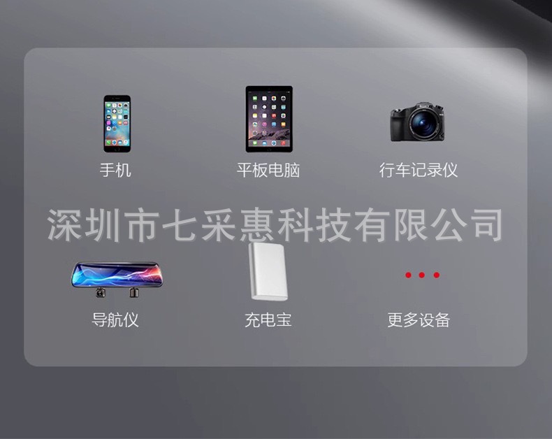 Hot-selling car charger flash charger cigarette lighter one drag two usb type c transparent 60W super fast charger