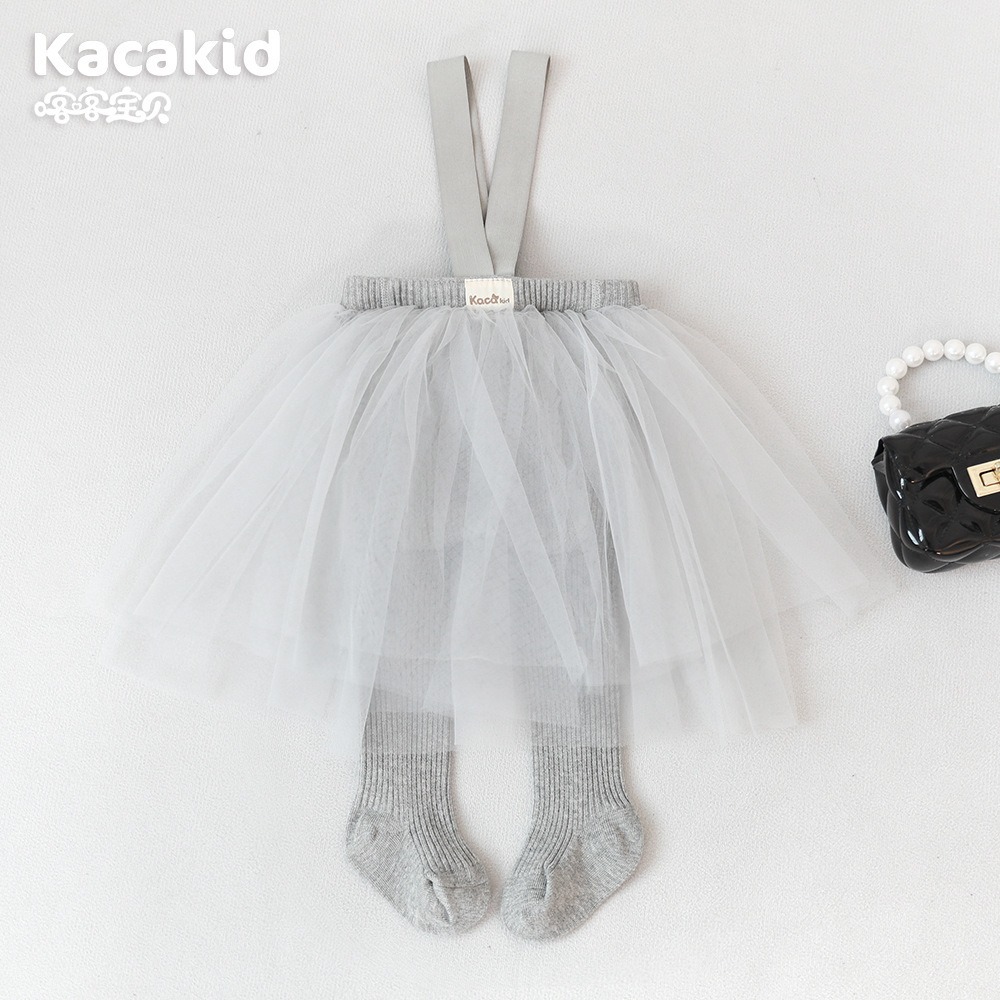 Pantimedias de correa para bebé de primavera y otoño cuidadosamente seleccionadas, pantimedias de protección del vientre de cintura alta, leggings de color sólido para bebés y niños pequeños