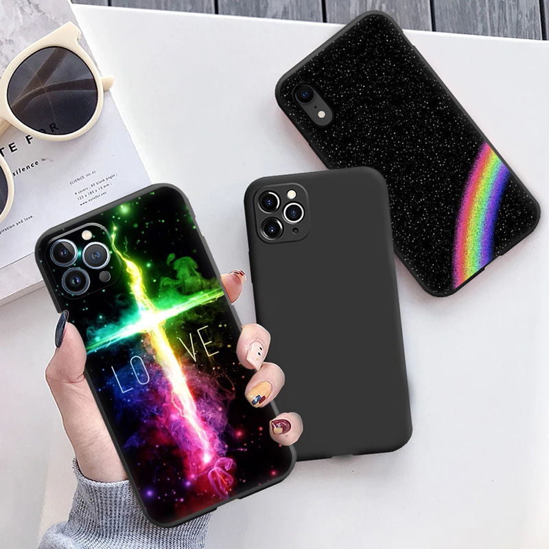 Color Rainbow Art Soft Camera Case for Apple iphone