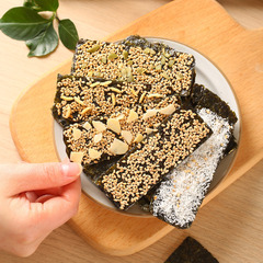 Seaweed Crisps with Sesame Filling, 125g Seaweed Crisps with Sesame Filling, Ready-to-Eat Bag, Factory-Delivered Snack, Healthy Snack