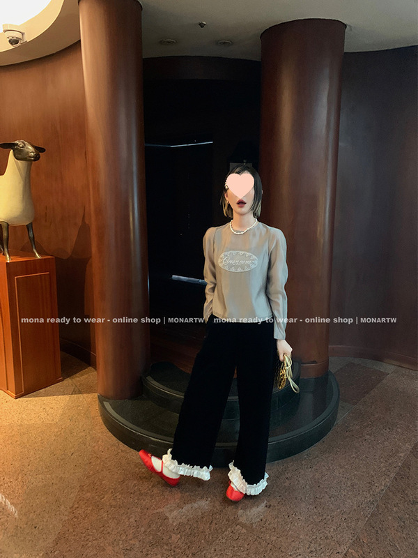 MONA 时尚上衣外套 中腰短裤木耳边长裤女套装小个子2025早秋新款|undefined