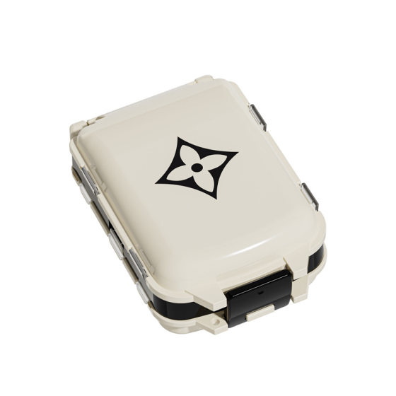 Small medicine box portable medicine packaging small size mini portable sealed box large capacity layered multi-layer medicine box