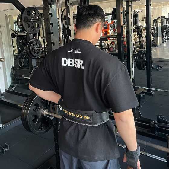 Fitness Clothes Men's Muscle Style Men's Breathable Loose Short-sleeved T-shirt Spring Summer Casual Running Sports Brothers Top