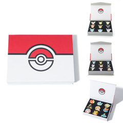 Pokemon Ibbe family cartoon figurine decorative boxed round box brooch badge
