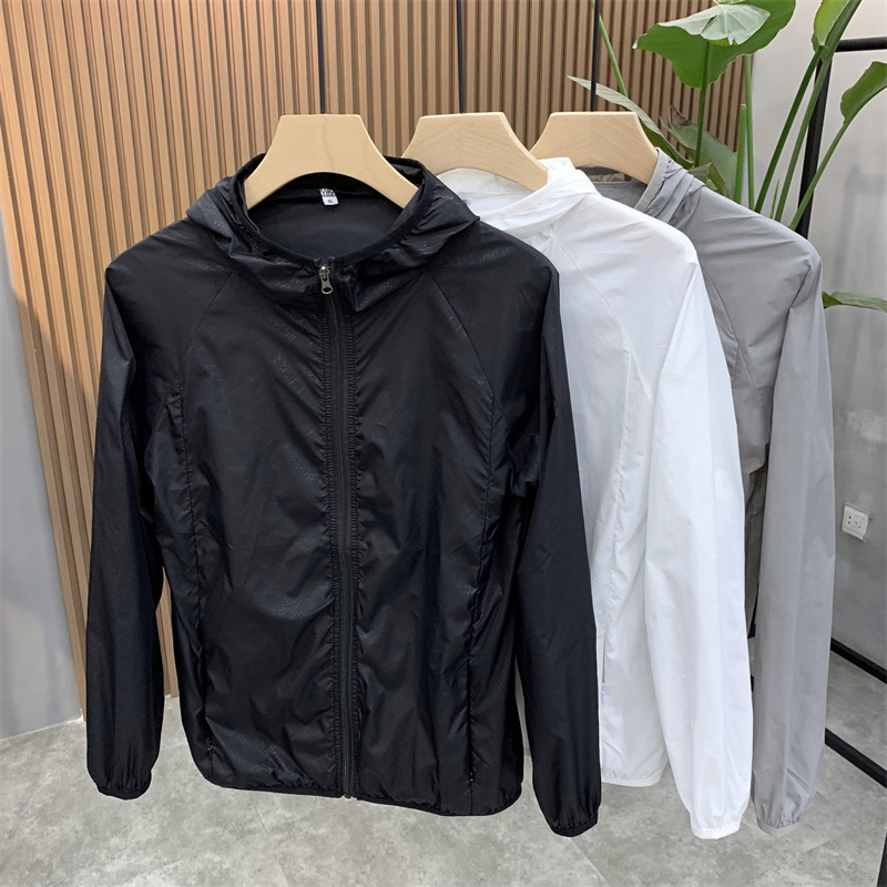 Summer New Outdoor Ice Silk Anti-UV Lightweight Sun Protection Clothing Men's and Women's Slim-fit Breathable Fishing Sun Protection Clothing