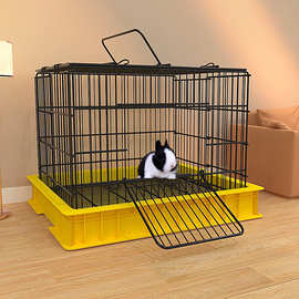 兔笼防喷尿大号兔子窝笼子荷兰猪豚鼠笼自动清粪宠物室内家用木质