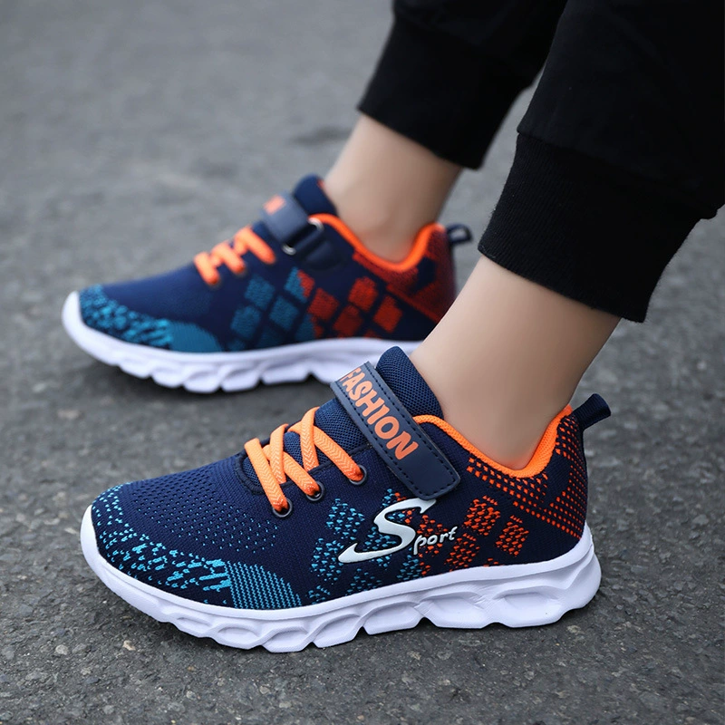 Demi-season sports shoes for boys, breathable footwear, trend of season, for teenagers