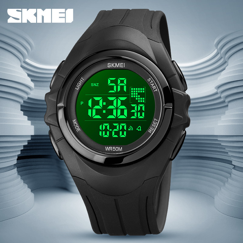 Fashionable sports travel waterproof digital watch for students