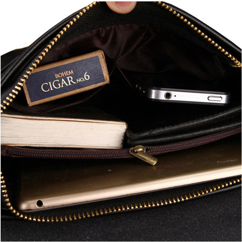 Cartera de hombre de comercio exterior transfronterizo, bolso de hombro simple y versátil, bolso de hombro de negocios para hombres