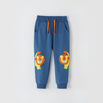 春秋男宝欧美风儿童运动裤休闲风格男童绣花休闲长裤厂家直销批发