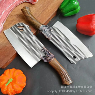 Yangjiang Gongmao Kitchen Knife Sharp Manual Forged Chopping Dual-Purpose Knife Outdoor Meat Cleaver Kitchen Knife Popular Knife