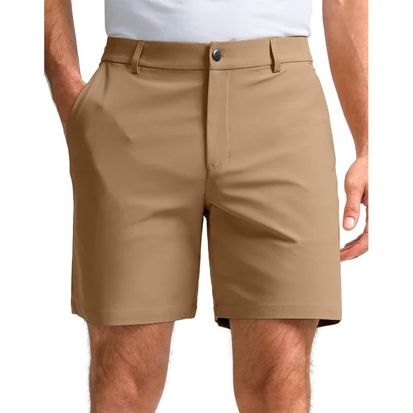 Amazon Men's Multi-Pocket Frock Suit Shorts Loose Outdoor Casual Golf Fitness Climbing Pants