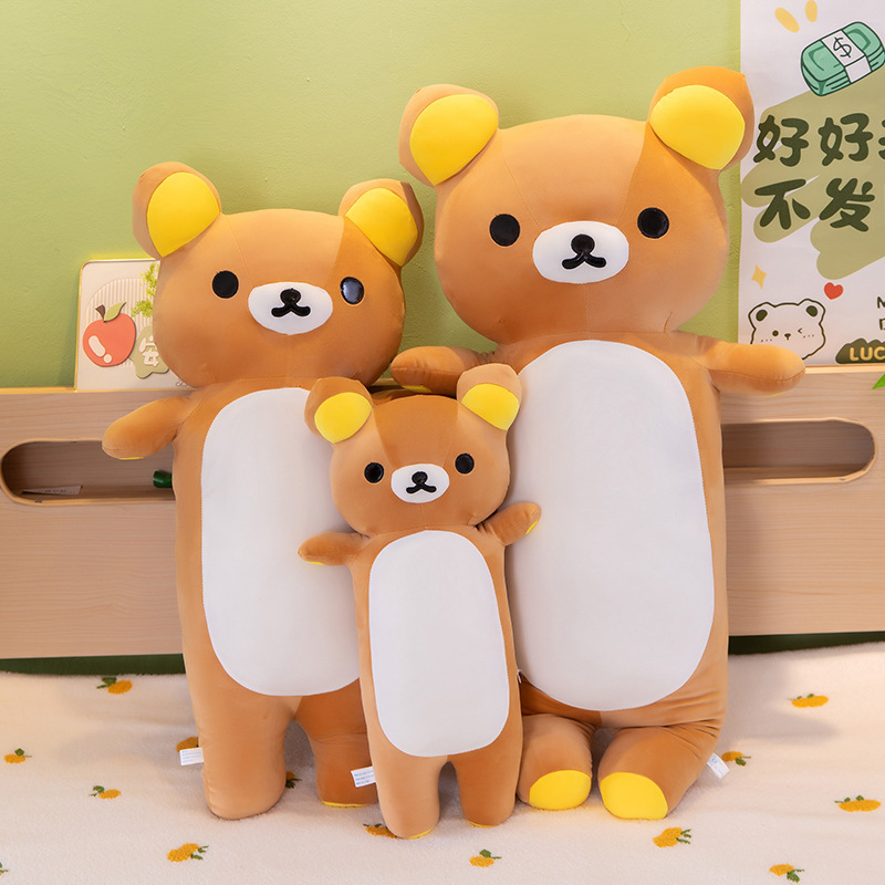 Rilakkuma Long Pillow, Extra-Large Plush Toy, Cute Sofa, Dormitory Bed, Sleeping Gift for Girls, Birthday Present Rilakkuma Long Pillow, Extra-Large Plush Toy, Cute Sofa, Dormitory Bed, Sleeping Gift for Girls, Birthday Present