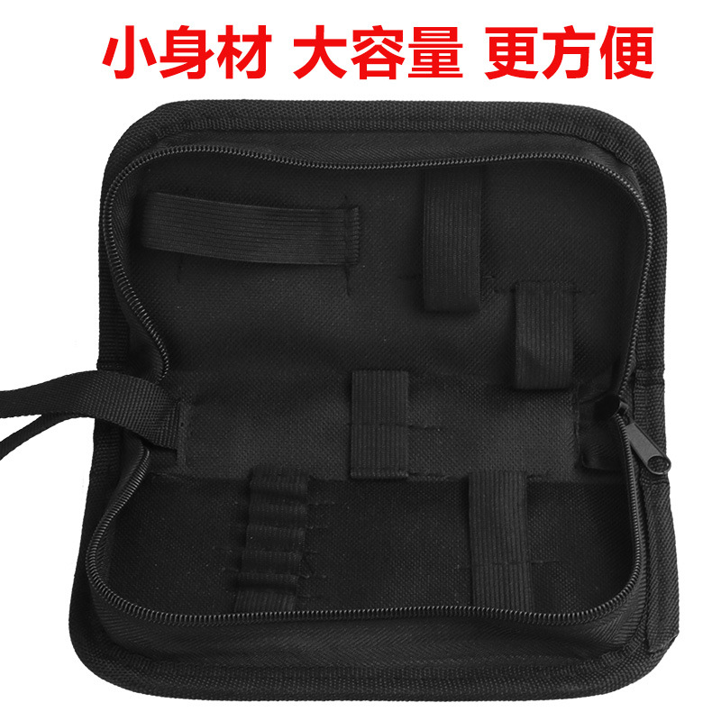 작은 부품 키트 시계 수리 도구 지퍼 저장 가방 옥스포드 천 다목적 도구 보관 가방