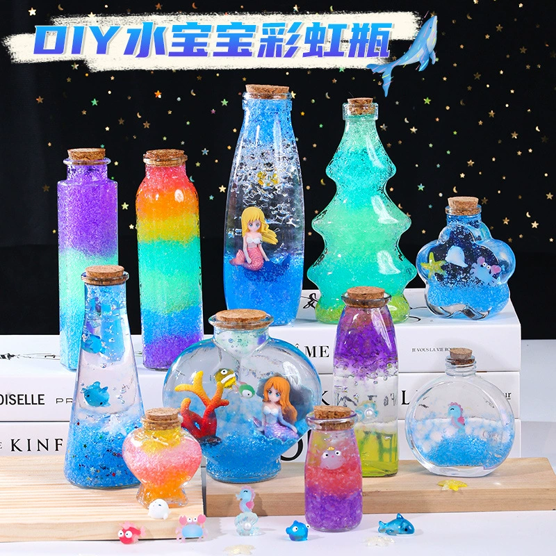 Children's bottle, sponge marine materials set for swimming