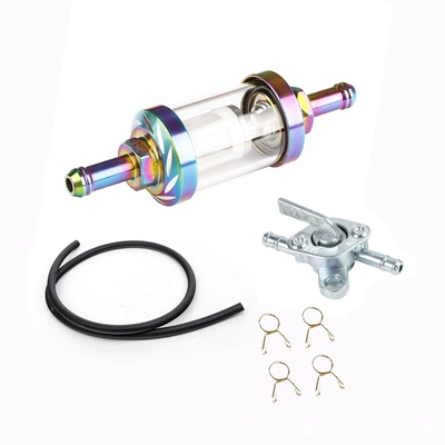 Pipe Oil Switch Clip – Motosiklet ləvazimatları və aksesuarları - colorful-oil-filter-1m-oil-pipes-4-buckles-oil-switch