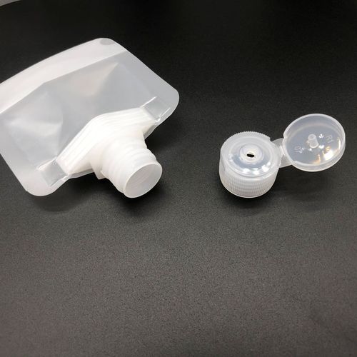 Travel lotion refill bag 50ml100ml cosmetic refill spout bag Essential oil flip-top spout bag refill bag