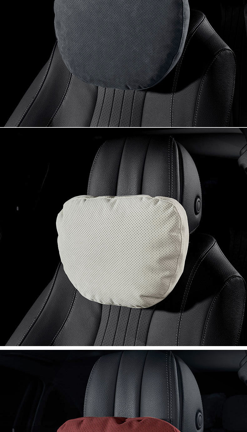 Suitable for S-Class Maybach Car Headrest Lumbar Support Car Neck Pillow Cushion Tesla Bmw Same Model Car Accessory