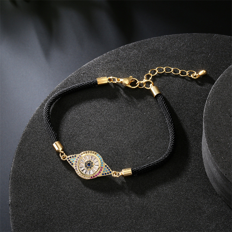 Fashion Eye Copper Bracelets Plating Zircon Copper Bracelets