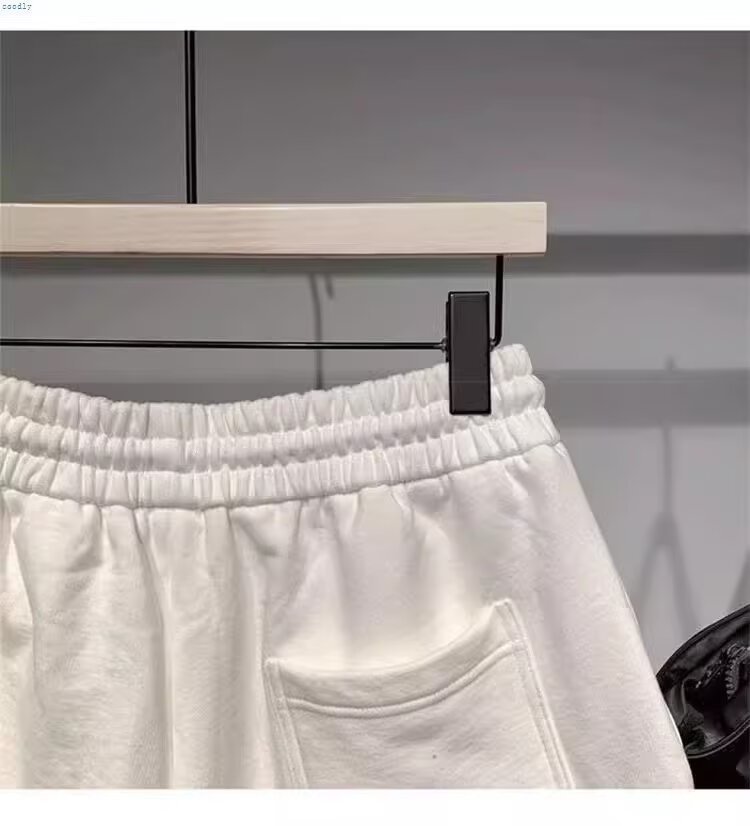 Youth Fashion Mid-Calf Drawstring Shorts Loose Fit 5-Pocket Casual Athletic Teen Boys Summer Streetwear_viptrois.com