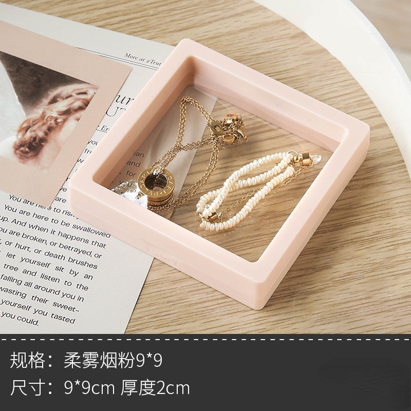 7*7cm 9*9cm caja de joyería de una pieza collar de entrega pulsera pendientes anillo de joyería caja de regalo