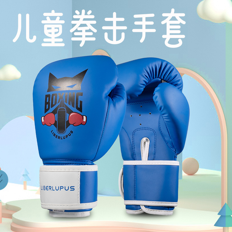 Guantes de boxeo para niños ZTTY al por mayor, guantes de entrenamiento de 4 oz para Sanda, boxeo, saco de boxeo, entrenamiento de combate