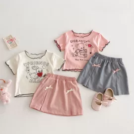 连身衣、爬服;童裤;童T恤