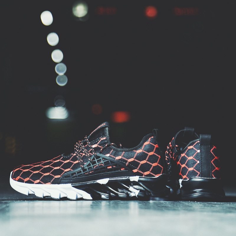 2024 Outdoor Tourism Autumn Lace up Mesh Sailing Sports Men's Single Shoes_voghion.com